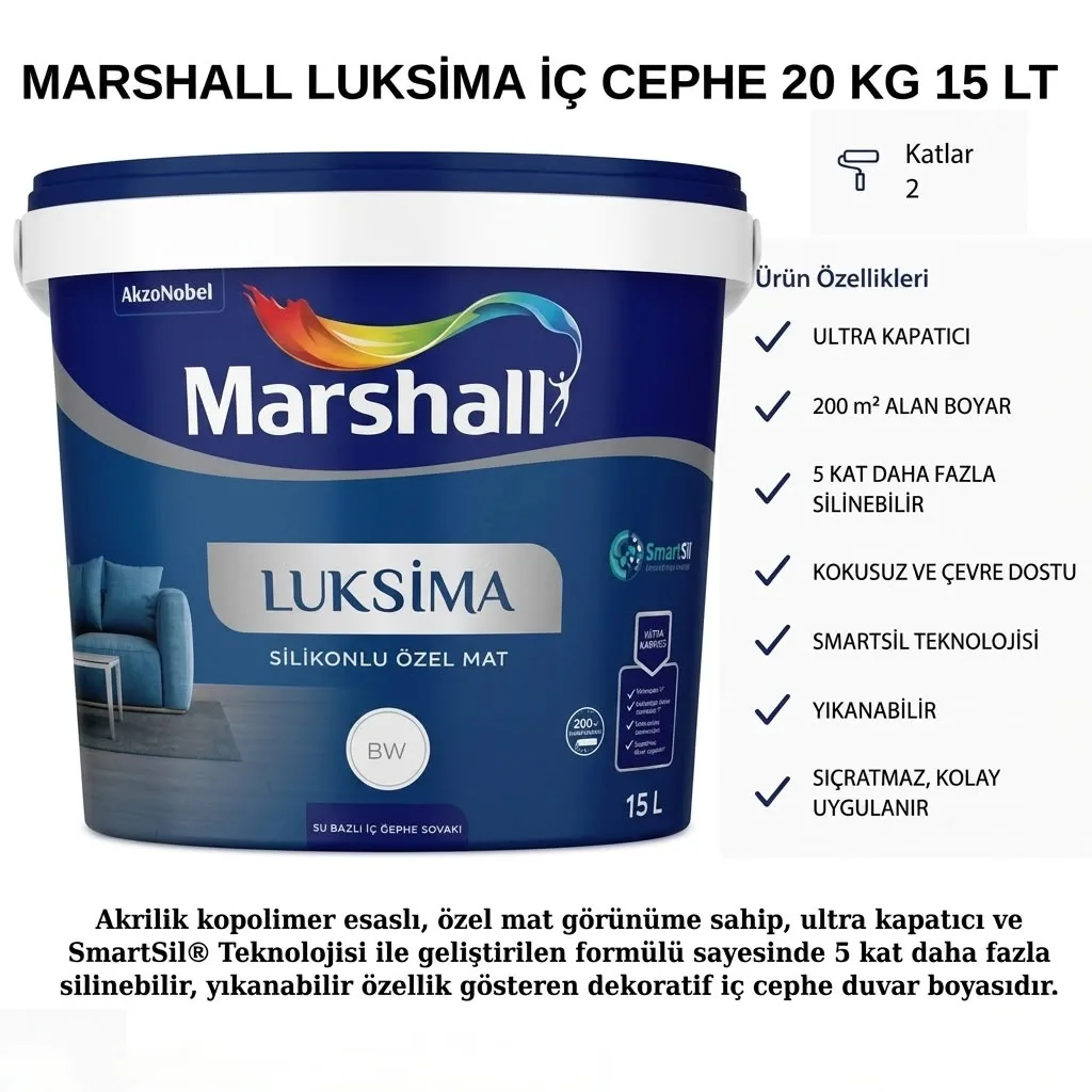 MARSHALL LUKSİMA 15LT